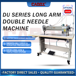 Ventes directes d'usine CADDY, série DU, machine à coudre à double aiguille à bras long, machines à coudre industrielles pour matériaux épais - Product Image 2