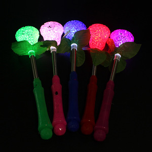 Luminous Shining Concert <b>Light</b> up Toys Flashing Wands With Stick for Kids LED Glowing Magic Wands <b>Rose</b> Sticks - Product Image 4