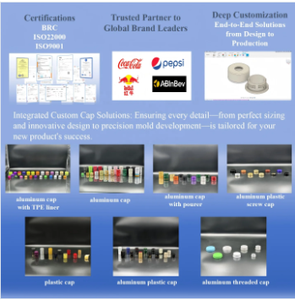 Anillo <span class=keywords><strong>de</strong></span> Seguridad <span class=keywords><strong>de</strong></span> Plástico a Prueba <span class=keywords><strong>de</strong></span> Manipulación, Revestimiento <span class=keywords><strong>de</strong></span> TPE, Tapa <span class=keywords><strong>de</strong></span> Aluminio con Forma Especial para Bebidas, Lácteos, Jugos, Refrescos, Bebidas Alcohólicas - Product Image 6