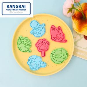 Moule à biscuits 3D Zootopia Gary et Judy, <span class=keywords><strong>emporte</strong></span>-pièce pour biscuits imprimés en pâte à modeler DIY - Product Image 1