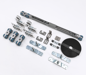 Treo trượt đồng bộ hệ thống cửa nhôm khung kính cách âm tối giản liên kết kiểm soát - Product Image 6