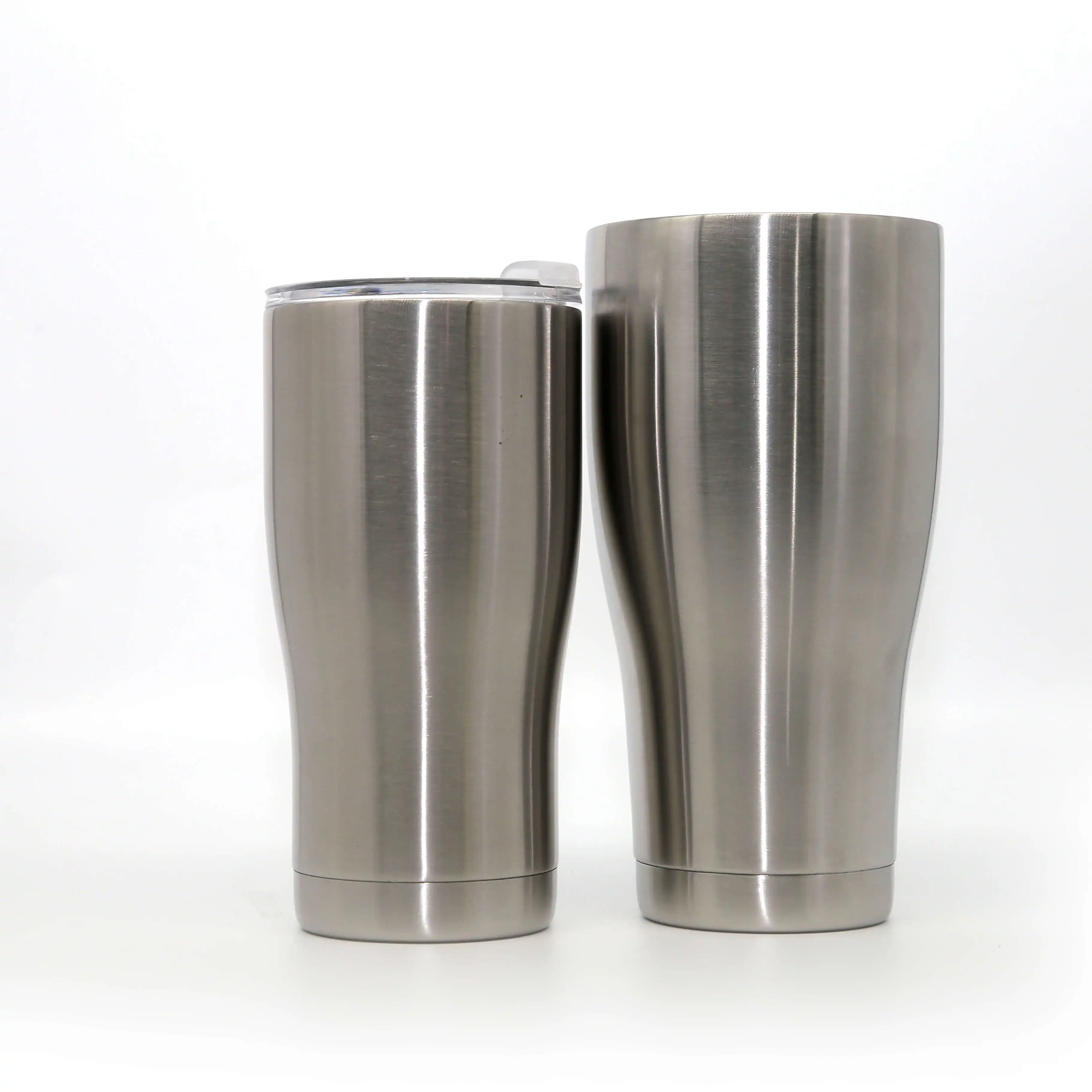 Wholesale 12oz 20oz 30oz Vacuum Insulated Yeticool Coffee Wine Car Travel Mug Curving Stainless Steel Tumbler Cups