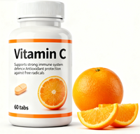 Complément alimentaire pour le système immunitaire à absorption élevée, marque privée, 60 capsules de vitamine C liposomale pour adultes