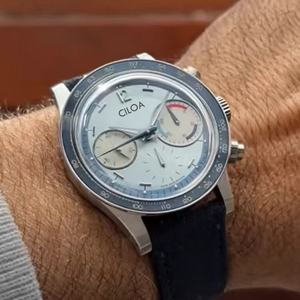 Reloj CILOA azul redondo para hombre, personalizable, nuevo regalo de lujo para novio, moderno, impermeable, reloj de cuarzo de alta calidad - Product Image 1