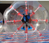 Ballon de football gonflable en PVC pour adultes, ballon de zorb / ballon de bumper gonflable, ballon de hamster humain gonflable à vendre
