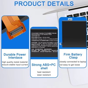 Batterie rechargeable Jiazijia RC30-0248 pour ordinateur portable <span class=keywords><strong>Razer</strong></span> <span class=keywords><strong>Blade</strong></span> <span class=keywords><strong>Stealth</strong></span> 15 RTX 2070 4ICP4/55/162 - Product Image 3
