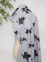 Nouveau style de tissu en velours non tissé enduit PA (rayonne/nylon) avec broderie en dentelle lourde soluble dans l'eau et perles, directement de l'usine
