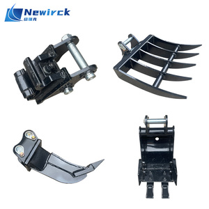 Accessoires pour <span class=keywords><strong>mini</strong></span>-excavatrice hydraulique complète de 08-4,5 tonnes : coupleur rapide, tarière, ramasse-graisses, scarificateur, tondeuse <span class=keywords><strong>à</strong></span> gazon, <span class=keywords><strong>grappin</strong></span> <span class=keywords><strong>à</strong></span> <span class=keywords><strong>bois</strong></span> - Product Image 2