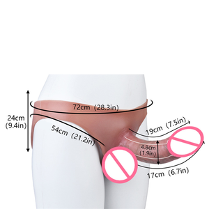 Segitiga lembut dengan sabuk silikon celana berongga besar penyumbat <span class=keywords><strong>Anal</strong></span> untuk mainan seksual pria dewasa Dildo - Product Image 3