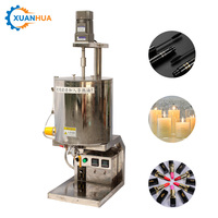 Machine de remplissage de gloss à lèvres électrique automatique portable de petite taille, machine de fabrication de rouge à lèvres avec fonction de chauffage et de mélange, précision de 1 %