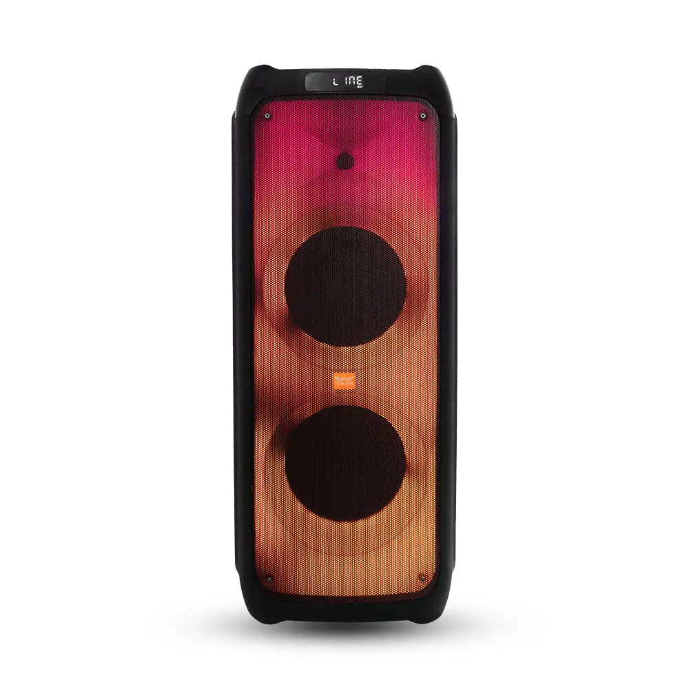 Outdoor sound speaker dance high power K song Bluetooth speaker double 10 inch 100W bass sound