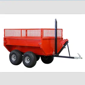 SINOLINK Professional ATV Log Trailer ATV Utility Trailer ATV Timber Trailer With Crane 1000kgs Loading Capacity