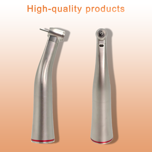Contre-angle <span class=keywords><strong>dentaire</strong></span> 1:5 rouge avec fibre optique, pièce à main en acier pour micromoteur électrique implantaire - Product Image 3