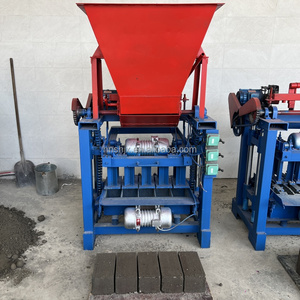 Máy làm gạch xi măng bán tự động thủy lực không đốt, máy làm gạch, máy làm gạch xi măng rỗng và máy làm gạch lót - Product Image 2