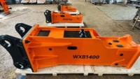 Brise-roche hydraulique de type boîte WXB1550 pour excavatrice de 28 à 35 tonnes, fonctionnement silencieux, qualité fiable, services OEM ODM disponibles