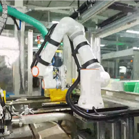 Bras de robot industriel de manutention de matériaux CNC de soudage de précision, assemblage électronique, automatisation de la restauration, boîte de vitesses de moteur 0,5 kW