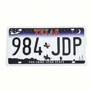 Nuevo Producto, Placa de Matrícula de Aluminio Personalizada de Alta Calidad a Precio Económico, Impresa y Chapada en Oro, con Logotipo Personalizado - Product Image 1