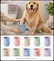 Kit de Soins et d'Entretien Personnalisé pour Animaux de Compagnie, Nettoyant Dentaire en Silicone pour Chiens et Ensemble de Lavage des Pattes, OEM ODM Marque Privée