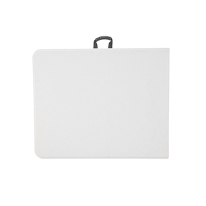 Mesa Plegable de Plástico Económica Rectangular Blanca de 6 Pies para Exteriores, para Fiestas y Picnic, Plegable por la Mitad - Product Image 2
