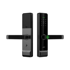 Ngoài trời 3D Nhận dạng khuôn mặt khóa kỹ thuật số cerradura Wifi máy ảnh sinh trắc học vân tay an ninh intercom khóa cửa thông minh