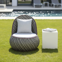 Ensemble de canapés modernes en rotin PE pour l'extérieur avec coussins confortables pour jardin, balcon, salon et cour
