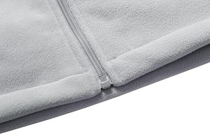 Veste Sherpa pour hommes, vêtements d'extérieur chauds et douillets, tissu polaire doux, coupe-vent, veste polaire légère à fermeture éclair complète pour femmes - Product Image 5