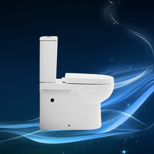 ชุดสุขภัณฑ์เซรามิกแบบสองชิ้น พร้อมระบบ P-Trap แบบฝังผนัง ไม่มีขอบ รุ่น Roughing-In - Product Image 2