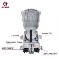 Boîtier de raccordement optique extérieur étanche IP65 en ABS à 8 ports personnalisé pour câblage FTTH FTTX