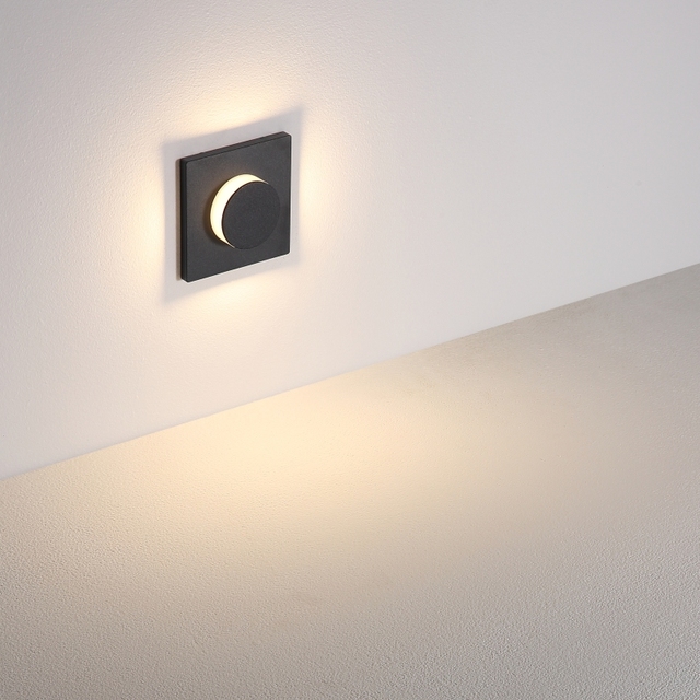 Modern 3W Outdoor Landscape Lighting Inground Light Recessed LED Step Light Embedded Led Wall Lamp