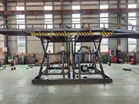 Table élévatrice hydraulique à ciseaux pour entrepôt, capacité de levage de 5 tonnes, hauteur de levage de 3 m, pour atelier, petit entrepôt, levage de marchandises, ascenseur de fret
