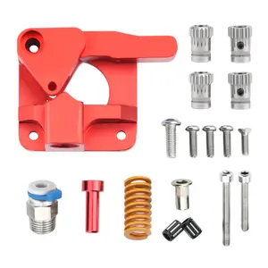 Dual Gear Extruder Upgraded Aluminum Alloy Single Dual Connector Extruder For Ender 3 V2 Pro Cr10 Cr10s 3D Printer