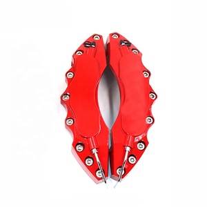 JDMotorsport88-cubiertas de pinza de freno grande, diseño de 9 pernos, ABS, rendimiento de coche, Color Rojo - Product Image 2