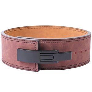 Cinturón de Soporte Lumbar para Hombre, 10 mm, de Cuero Vacuno, con Logotipo Personalizado, Transpirable, para Levantamiento de Pesas y Powerlifting - Product Image 2