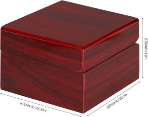 Wholesale High-end Vintage Rectangular Wooden <b>Jewelry</b> Storage Packaging <b>Box</b> for Ring Earring Pendant Bracelet <b>Necklace</b> Display - Product Image 3