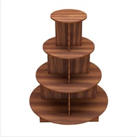 Présentoir rond en bois, étagère pour supermarché, en promotion