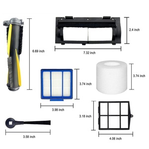 Parti di Ricambio per Robot Aspirapolvere Compatibili con Shark <span class=keywords><strong>IQ</strong></span> R101AE RV1001AE, Kit di Manutenzione con Spazzola Principale e Filtro - Product Image 2