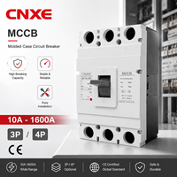 CNXE CHM1-400L/3300 3P 400A MCCB Pemutus Sirkuit Tipe Cetak 100kA Icu Electronic Trip AC400/690V 50Hz Plastik Cina Zhejiang