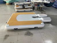 Dock flottant gonflable Drop Stitch 2M pour jet ski avec tapis en EVA