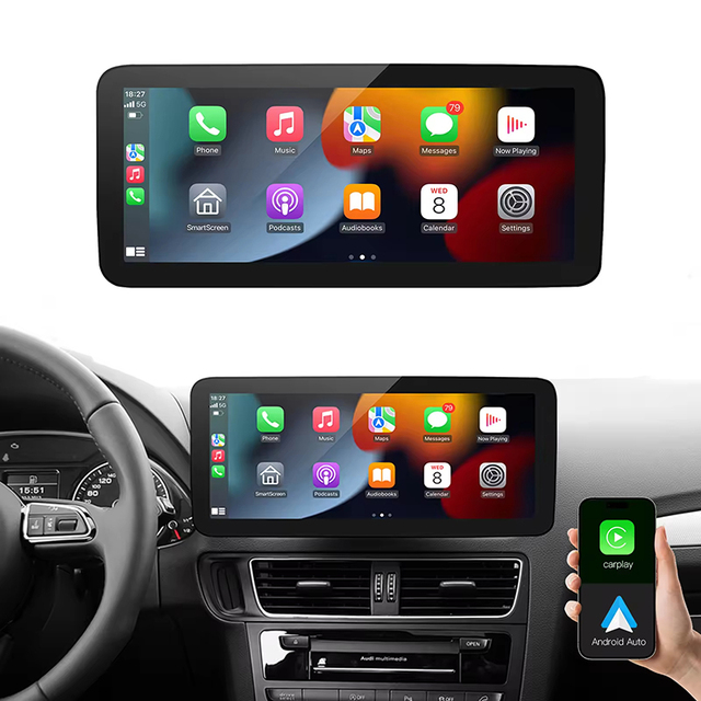 Arvov 8.8" 12.3" HD Touchscreen Bluetooth Wireless Carplay Android Auto Portable Audi Q5 Head Unit Linux Screen Mirror Airplay