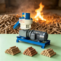 Machine à granulés de biomasse à anneau de 37 kW, 500-800 kg/h, certifiée CE, pour la fabrication de granulés de sciure, de paille et de balles de riz pour le chauffage agricole