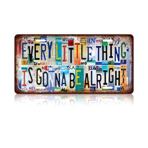 OEM Tinplate Metal License Plate Wall Art - <b>Retro</b> <b>Decor</b> for Home & Garden - Product Image 4