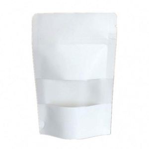 Sacs d'emballage alimentaire laminés sur mesure, résistants à l'humidité, en papier kraft avec fenêtre 17x24cm, pack promotionnel - Product Image 4