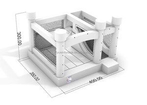 <span class=keywords><strong>Casa</strong></span> de rebote de castillo inflable para niños de PVC blanco comercial incluye <span class=keywords><strong>piscina</strong></span> de tobogán para uso en Parque de Atracciones <span class=keywords><strong>Alquiler</strong></span> de soplador de aire incluido - Product Image 4