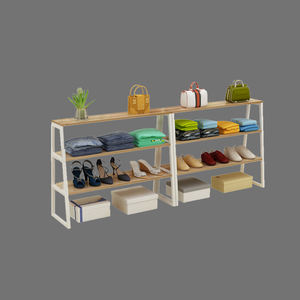 Metallo e woodeen Display Stand Borsa <span class=keywords><strong>Negozio</strong></span> di Mobili In Pelle Merci Scaffali di Visualizzazione per Cintura <span class=keywords><strong>Scarpe</strong></span> e Borse <span class=keywords><strong>Negozio</strong></span> - Product Image 3