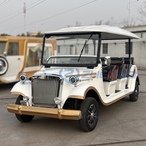 Vintage 11-Seater Electric Sightseeing Car Hotel Reception Bus for Passenger Tourist Classic Car Electric Sightseeing Car - Product Image 3