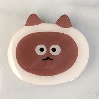 Nedeins-support télescopique pliable pour téléphone, en acrylique époxy, avec poignées de téléphone, chats mignons, dessin animé, pliable