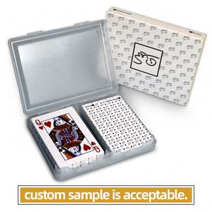 Envío Gratuito, Juego de Cartas de Póker de PVC con Código de Barras Personalizado en Español, Caja de Casino, <span class=keywords><strong>Baraja</strong></span> de Cartas Scopa Napoletane - Product Image 3