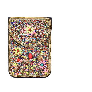 กระเป๋าโทรศัพท์สะพายข้างสไตล์โบฮีเมียนวินเทจ สายสั้น หนัง PU กันน้ำ - Product Image 4