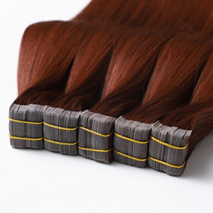Extensions de cheveux adhésives sans couture à double trame, extensions de cheveux <span class=keywords><strong>Remy</strong></span> vierges à cuticules intactes, extensions de cheveux 100% humains à bandes adhésives - Product Image 2
