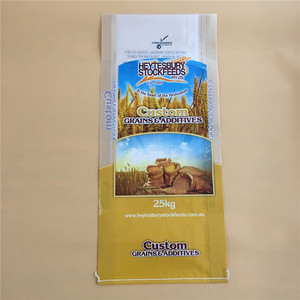 Impresión Personalizada, Bolsas de <span class=keywords><strong>Harina</strong></span> Tejidas de Polipropileno Transparente de 10 y 25 Kilos, Bolsa de Plástico Laminada Bopp para Arroz - Product Image 2
